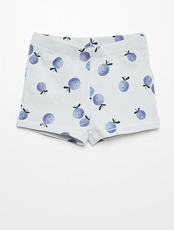 Pijama corto estampado - 2 piezas