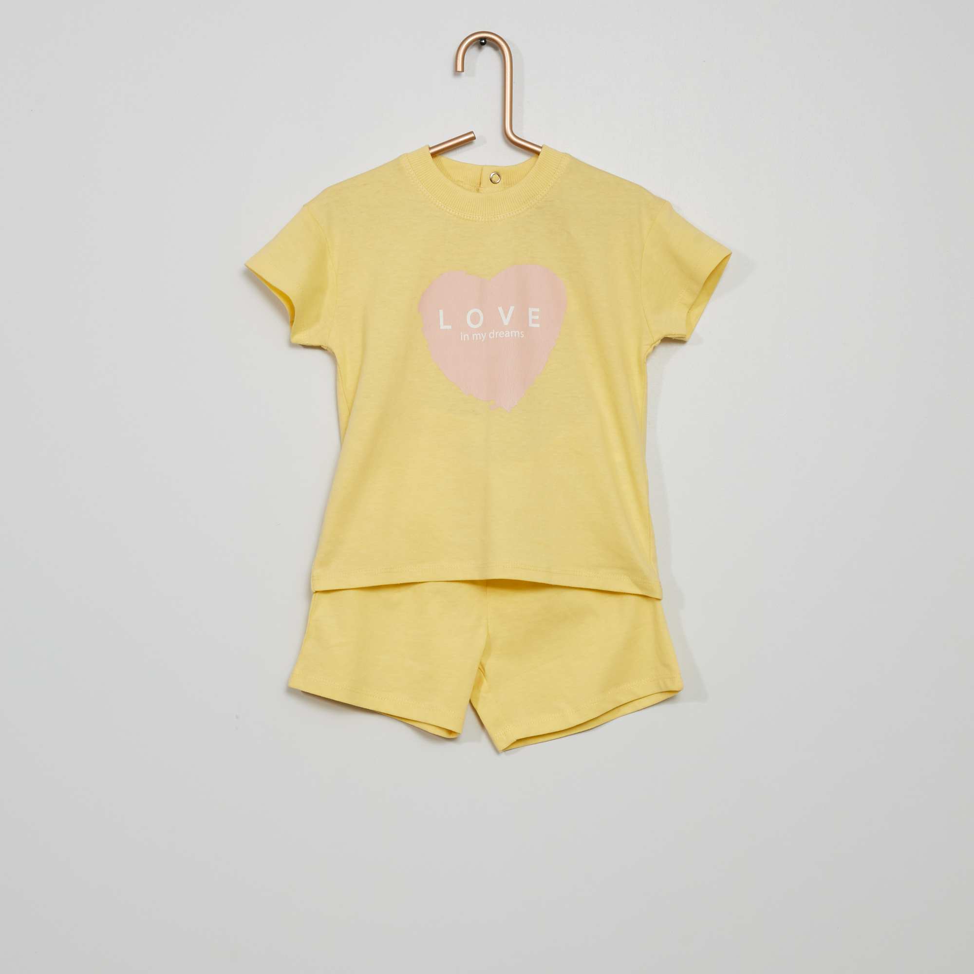pijama amarillo bebe