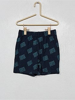 Pijama corto estampado - Kiabi