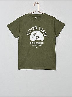 Pijama corto estampado - Kiabi