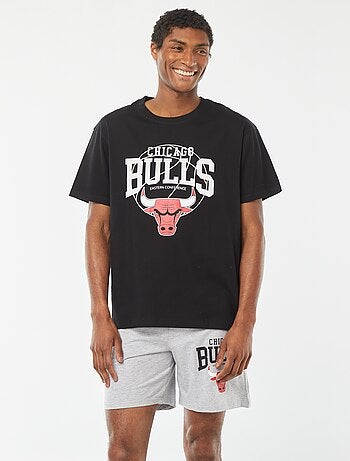 Pijama corto estampado 'Chicago Bulls' - 2 piezas