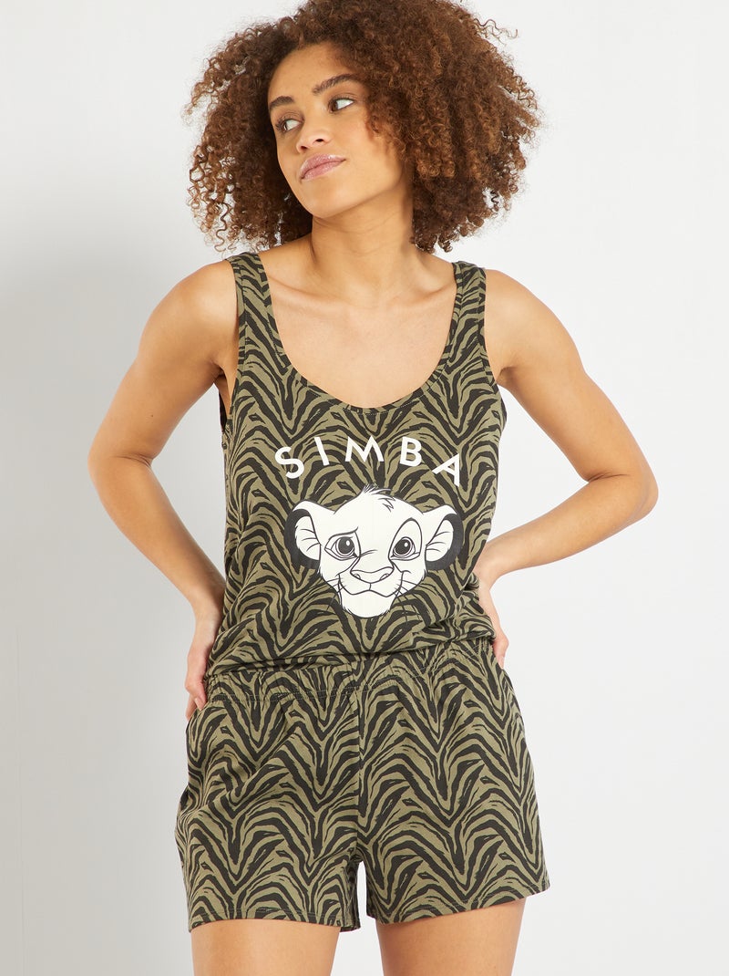 Pijama corto estampado de cebra 'Simba' simba - Kiabi