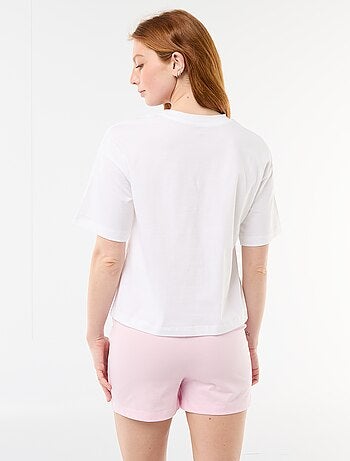 Pijama corto estampado 'Del Revés' - 2 piezas