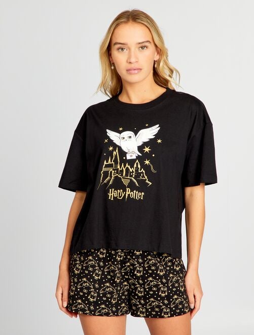 Pijama corto estampado 'Harry Potter' - 2 piezas - Kiabi