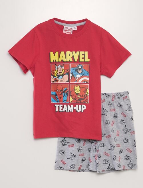 Pijama corto estampado 'Marvel' - 2 piezas - Kiabi