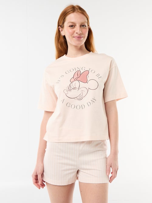Pijama corto estampado 'Minnie' - 2 piezas - Kiabi