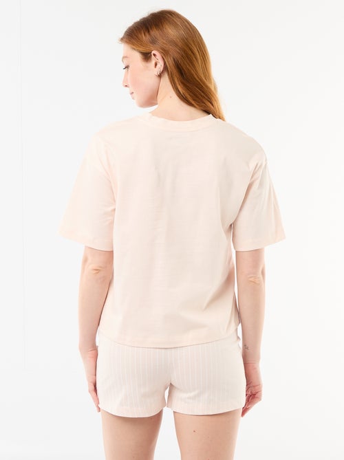 Pijama corto estampado 'Minnie' - 2 piezas - Kiabi