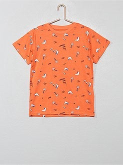 Pijama corto estampado - Kiabi