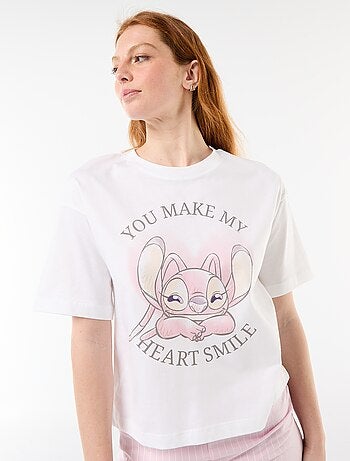 Pijama corto estampado 'Del Revés' - 2 piezas