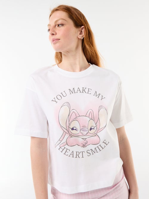 Pijama corto estampado 'Stitch' - 2 piezas - Kiabi