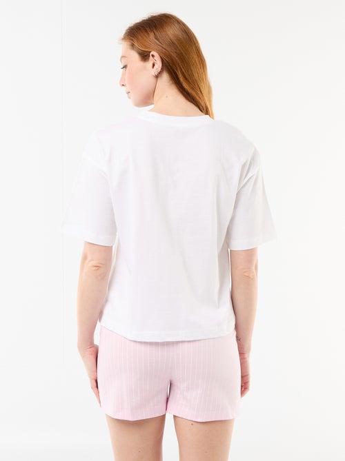 Pijama corto estampado 'Stitch' - 2 piezas - Kiabi