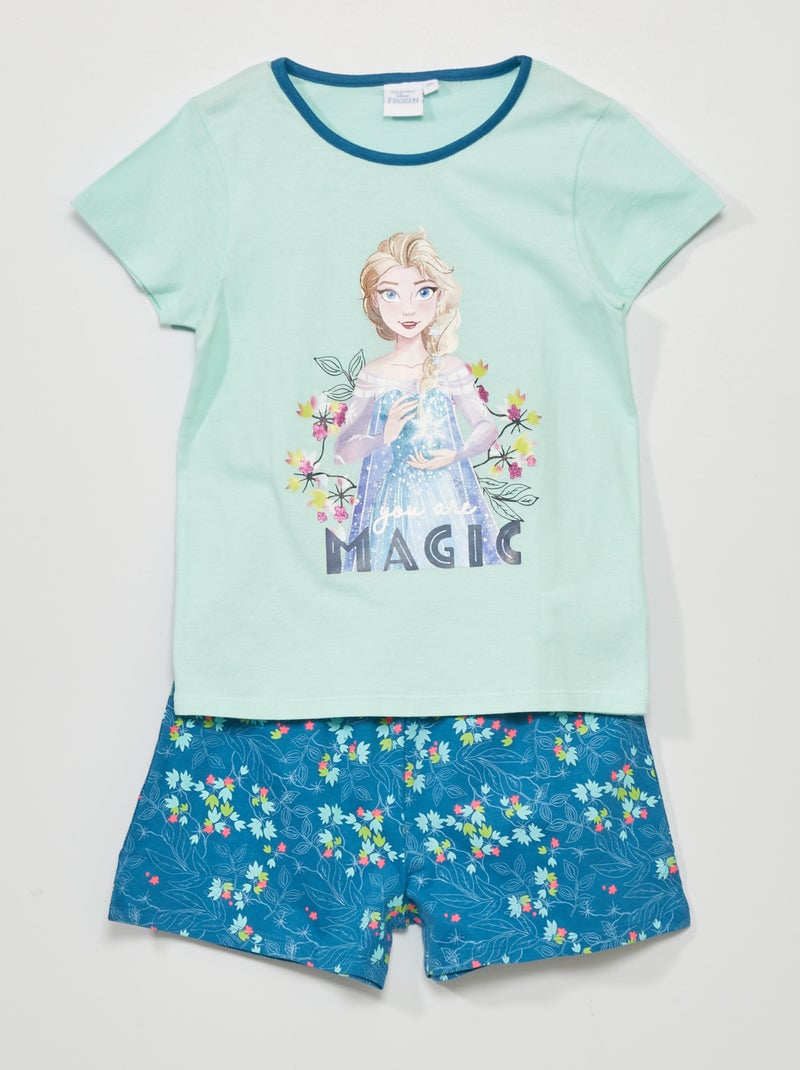 Pijama corto 'Frozen' 'Disney' - 2 piezas azul - Kiabi