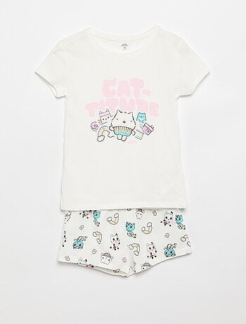 Pijama corto 'Gabby y la casa mágica' - 2 piezas
