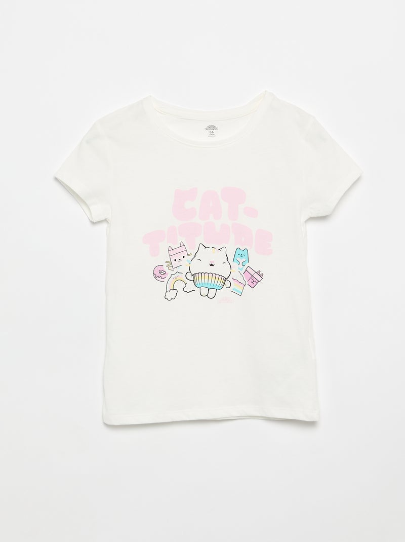 Pijama corto 'Gabby y la casa mágica' - 2 piezas Blanco - Kiabi
