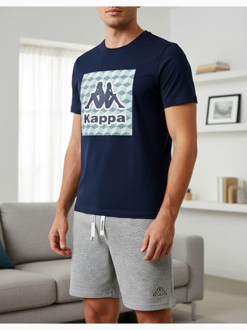Pijama Corto Hombre Algodón KAPPA - Kiabi Pijama Corto Hombre Algodón KAPPA - Kiabi