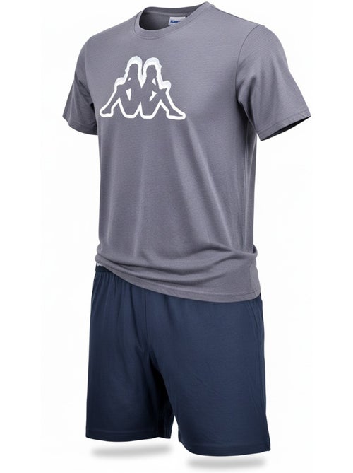 Pijama Corto Hombre Algodón KAPPA - Kiabi Pijama Corto Hombre Algodón KAPPA - Kiabi