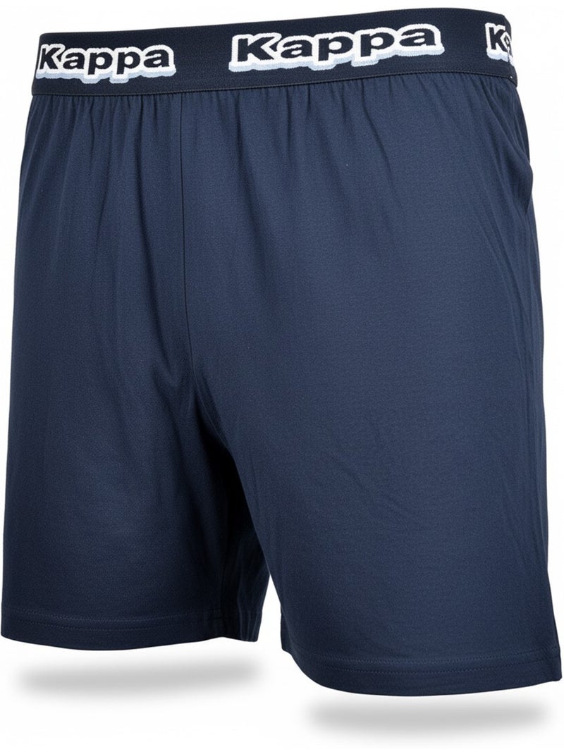 Pijama Corto Hombre Algodón KAPPA Azul vaquero - Kiabi