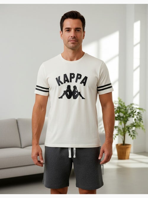 Pijama Corto Hombre Algodón KAPPA - Kiabi Pijama Corto Hombre Algodón KAPPA - Kiabi
