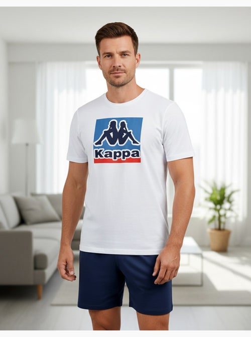 Pijama Corto Hombre Algodón KAPPA - Kiabi Pijama Corto Hombre Algodón KAPPA - Kiabi