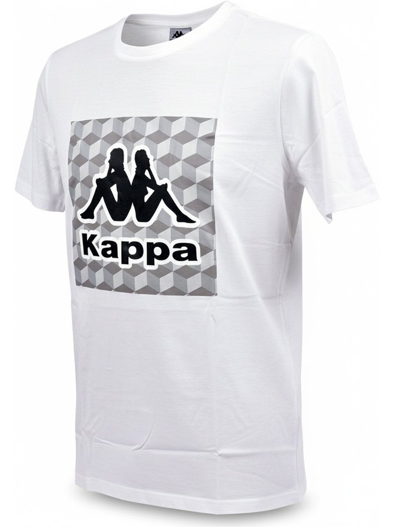 Pijama Corto Hombre Algodón KAPPA Blanco - Kiabi