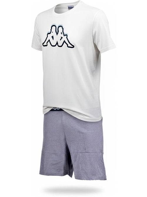Pijama Corto Hombre Algodón KAPPA - Kiabi Pijama Corto Hombre Algodón KAPPA - Kiabi