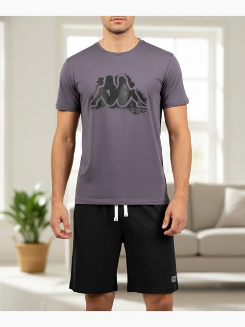 Pijama Corto Hombre Algodón KAPPA - Kiabi