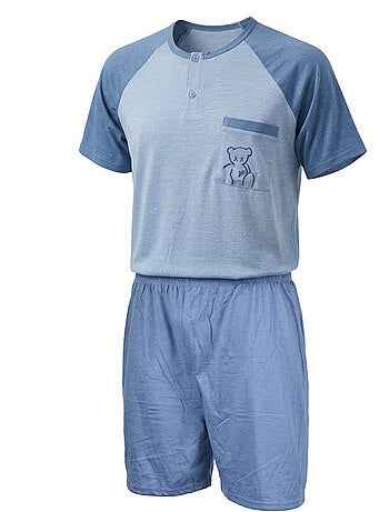 Pijama Corto Hombre Algodón OZABI