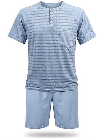 Pijama Corto Hombre Algodón OZABI