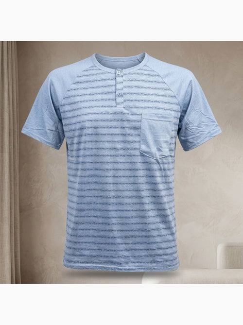 Pijama Corto Hombre Algodón OZABI - Kiabi Pijama Corto Hombre Algodón OZABI - Kiabi
