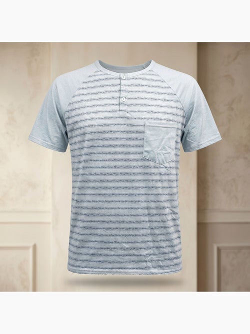 Pijama Corto Hombre Algodón OZABI - Kiabi Pijama Corto Hombre Algodón OZABI - Kiabi