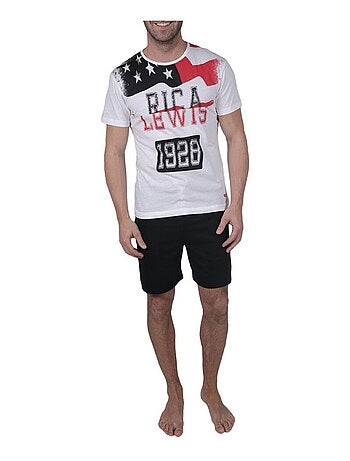 Pijama corto hombre