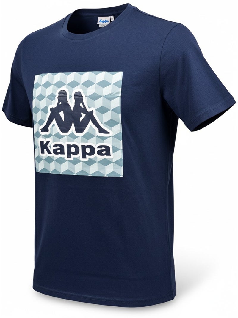 Pijama Corto Hombre KAPPA Algodón Azul marino - Kiabi