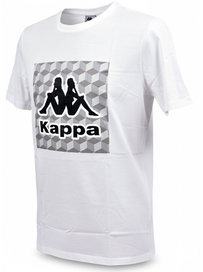 Pijama Corto Hombre KAPPA Algodón Blanco - Kiabi