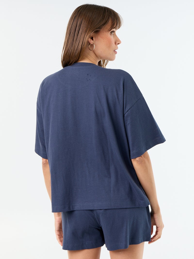 Pijama corto 'Igor' - 2 piezas Azul - Kiabi