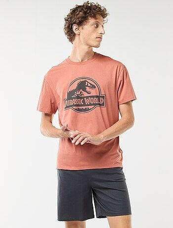 Pijama corto 'Jurassic World' camiseta + short - 2 piezas