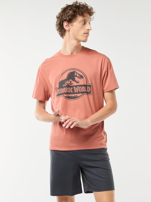 Pijama corto 'Jurassic World' camiseta + short - 2 piezas - Kiabi