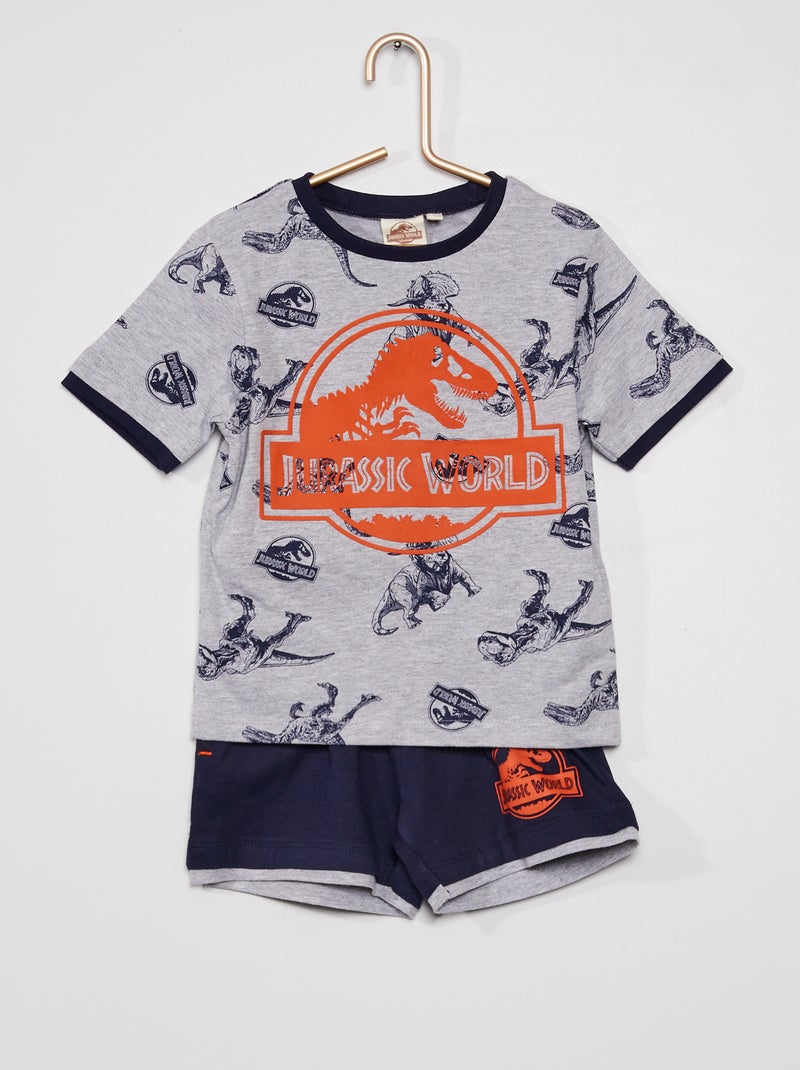 Pijama corto 'Jurassic World' GRIS - Kiabi