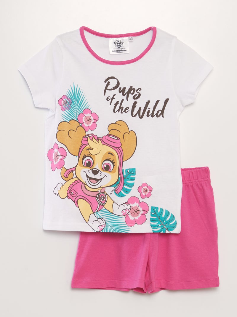 Pijama corto 'La Patrulla Canina'  - 2 piezas BLANCO - Kiabi