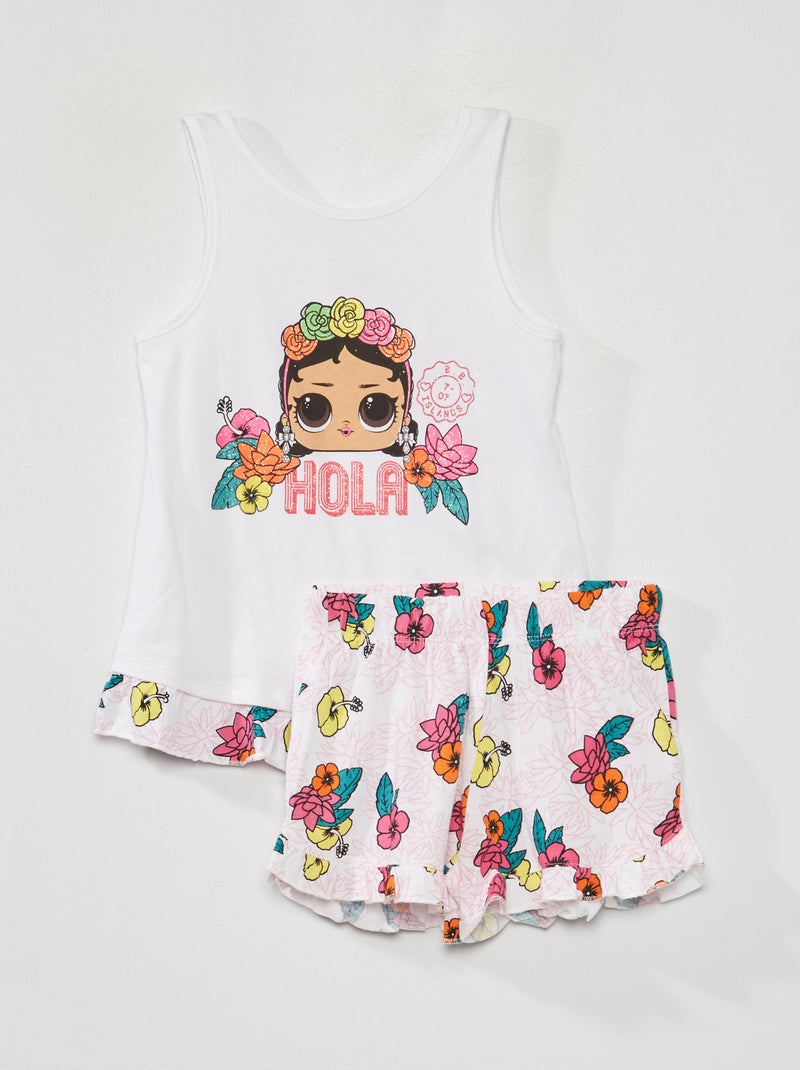 Pijama corto 'LOL Surprise' BLANCO - Kiabi