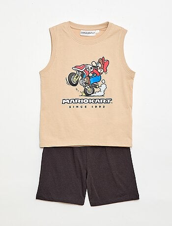 Pijama corto 'Mario Kart' pantalón corto + camiseta - 2 piezas