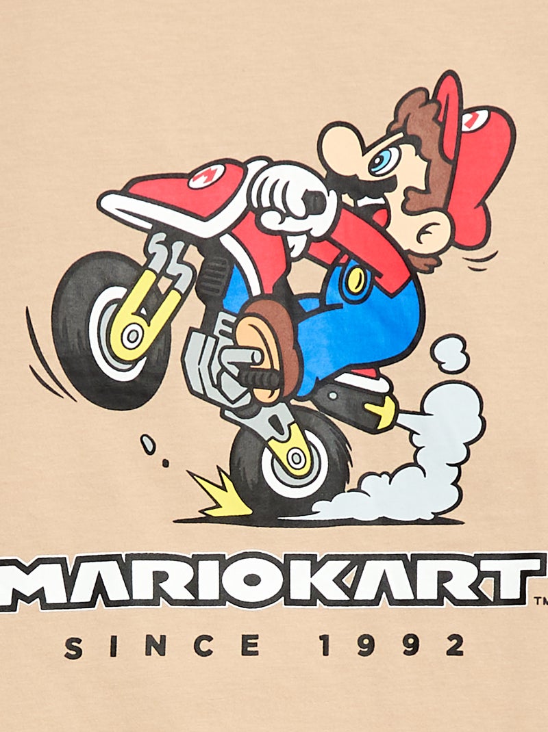 Pijama corto 'Mario Kart' pantalón corto + camiseta - 2 piezas Beige - Kiabi