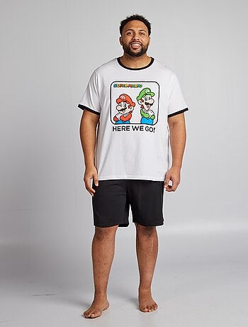 Pijama corto 'Mario' short + camiseta - 2 piezas