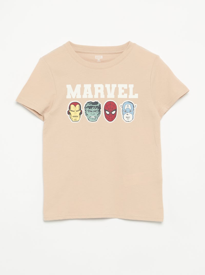 Pijama corto 'Marvel' - 2 piezas Beige - Kiabi