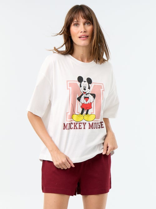 Pijama corto 'Mickey' - 2 piezas - Kiabi Pijama corto 'Mickey' - 2 piezas - Kiabi
