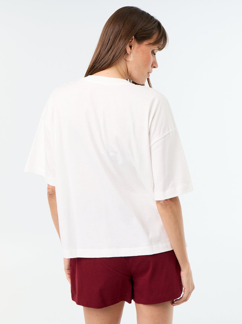 Pijama corto 'Mickey' - 2 piezas Blanco - Kiabi