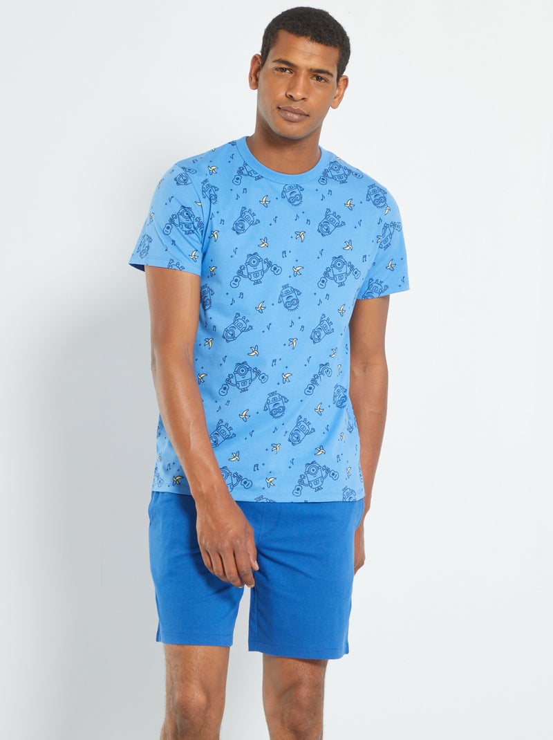 Pijama corto 'Minions' - 2 piezas AZUL - Kiabi