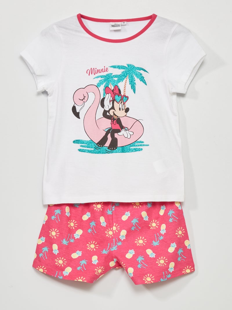 Pijama corto 'Minnie' - 2 piezas rosa - Kiabi