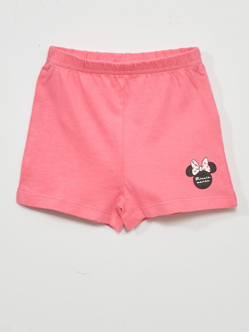 Pijama corto 'Minnie' - 2 piezas rosa - Kiabi