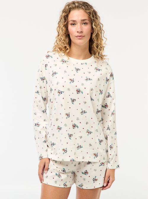 Pijama corto 'Minnie' 'Disney' - 2 piezas - Kiabi Pijama corto 'Minnie' 'Disney' - 2 piezas - Kiabi