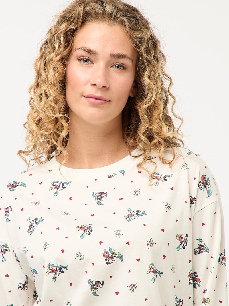 Pijama corto 'Minnie' 'Disney' - 2 piezas Blanco - Kiabi